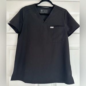 Figs women's Catarina - One-Pocket Scrub Top - S / Black